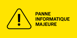 Image d'un point d'exclamation sur fond jaune pour avertir d'une information importante.